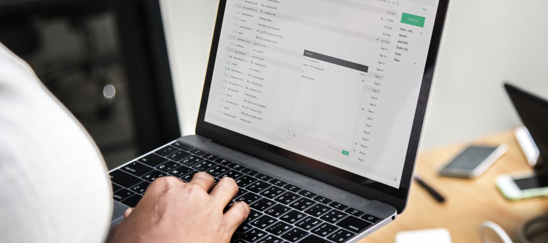 Laptop with Email 