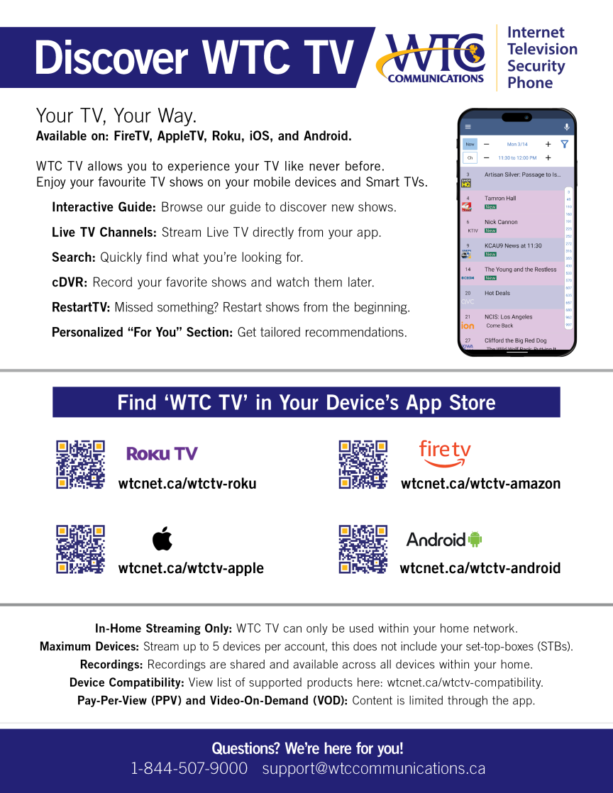 Discover WTC TV